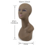 Tête de Mannequin femme soft qualité supérieur Couleur Marron