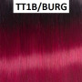 Perruque Tiphaine Synthétique - Gamme Spotlight Couleur TT1B/BURG