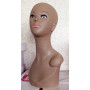 Tête de Mannequin femme soft qualité supérieur Couleur Marron