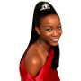 Postiche Yaki Knot Cheveux Naturels Gamme eZ Ponytail de Sleek hair