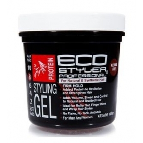 Eco Styler Proteines - Gel de Fixation Firm Hold 8 - Ecoco 473ml