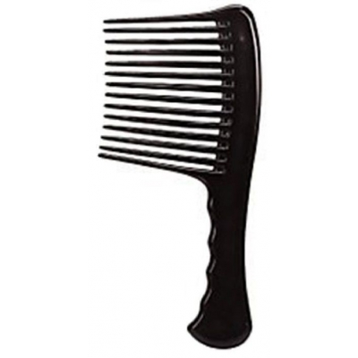 Peigne râteau à dents larges en plastique afro