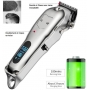 Tondeuse Cheveux Professionnelle avec Ecran LCD Sans Fil Rechargeable