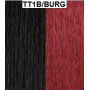 Perruque Vania Synthétique Lace Front - Spotlight Sleek Couleur TT1B/BURG