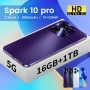 Tecno Spark 10 Pro Téléphone 5G mobile, écran 7.3 pouces HD Android 13