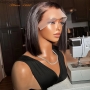 Perruque Bob Brésilienne Lace Front Wig Rebecca Fashion T partie