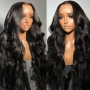 Perruque Brésilienne Lace Front Wig Body Wave, cheveux humains 13x4