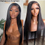 Perruque Bob Brésilienne Lisse Lace Front Wig sans colle