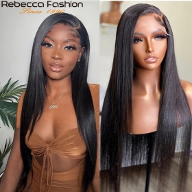 Perruque Bob Brésilienne Lisse Lace Front Wig sans colle