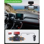 Dashcam enregistreur caméra de tableau de bord à 3 canaux pour voiture DVR